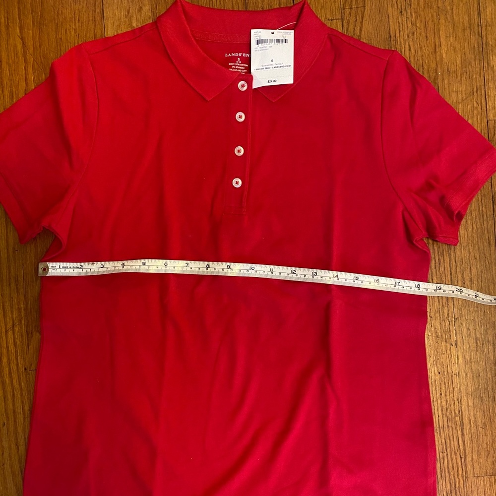 Lands end mesh polo